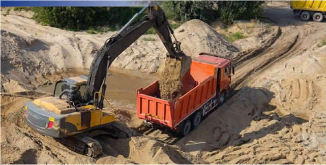 ダンプへの積込みの自動化