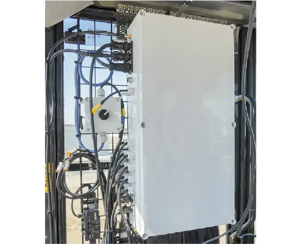 遠隔操作用のホイールローダー