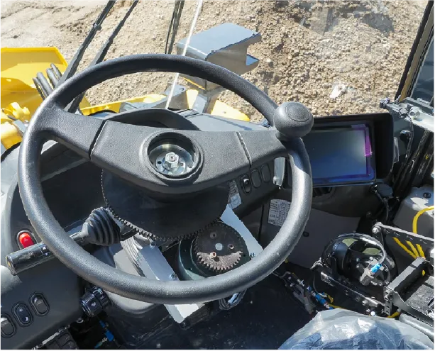 遠隔操作用のホイールローダー